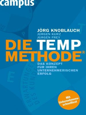 cover image of Die TEMP-Methode